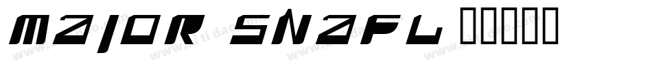 Major Snafu字体转换
